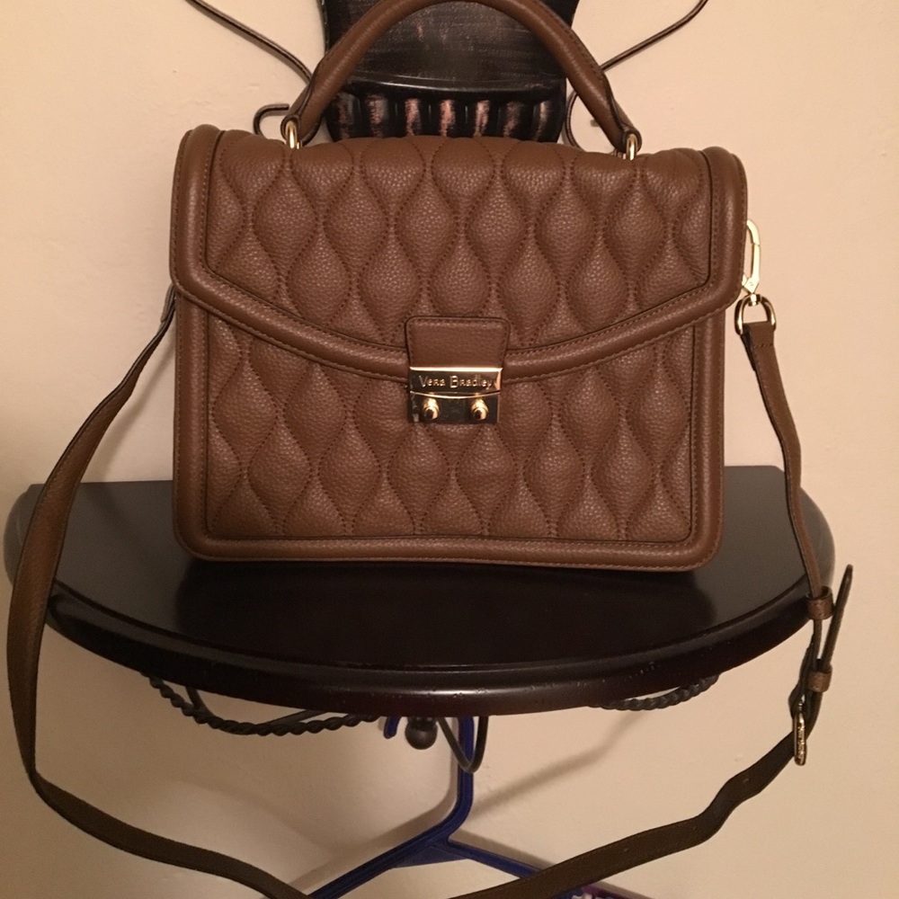 NWT Vera Bradley Lydia leather bag w/wristlet